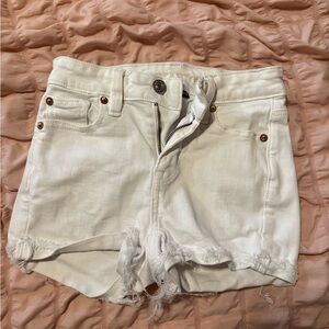 American Eagle Outfitters White Jean Shorts